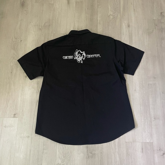 Chicago Choppers Propper Joker Mechanic Biker Button Shirt - Picture 4 of 6